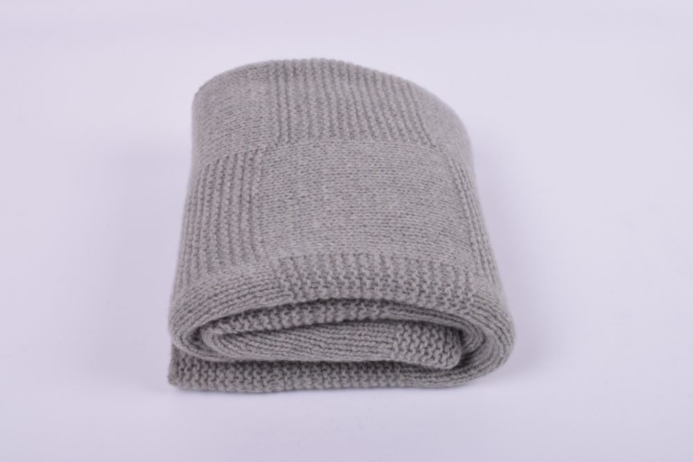 Dark Grey Cashmere Blanket
